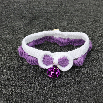 Pet Cat Collar Small Dog Jewelry Bow