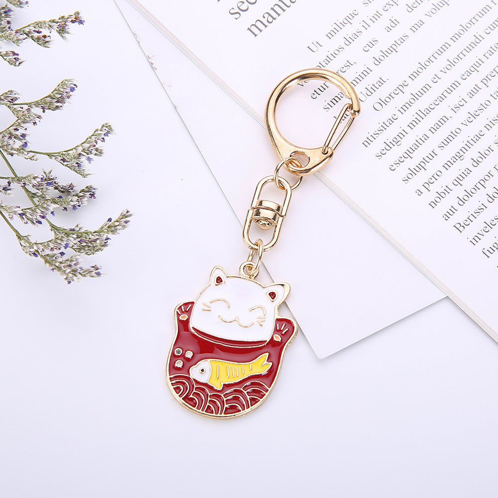 Pet Jewelry Keychain Painted Keychain Cute Dog Keyring