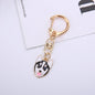 Pet Jewelry Keychain Painted Keychain Cute Dog Keyring