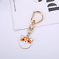 Pet Jewelry Keychain Painted Keychain Cute Dog Keyring